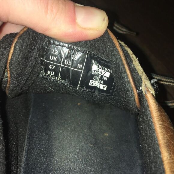 Dr. Martens grunge  dark academia size 12 leather Oxfords - Picture 3 of 7